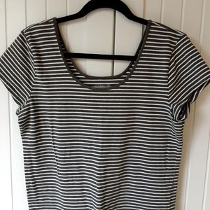 Gap Fitted Stretch Tee Extensible, Striped Size XL